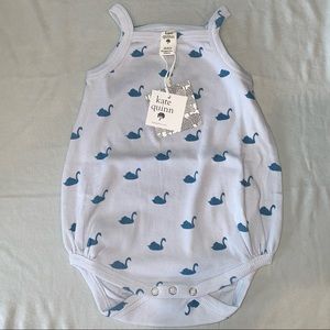 Kate Quinn Swans Spaghetti Strap Bubble